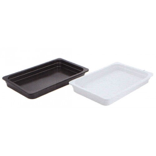Vasche in melamina GN 1/1 colore nero e bianco