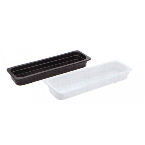 Vasche in melamina GN 2/4 colore nero e bianco