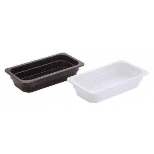 Vasche in melamina GN 1/3 colore nero e bianco