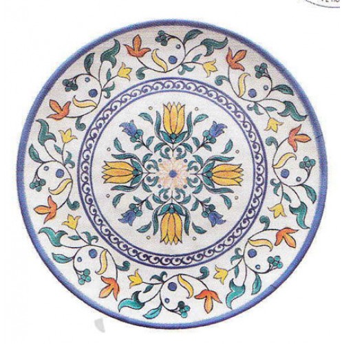 Vassoi tondi decoro Alhambra in melamina