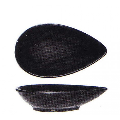 Coppa goccia nera cm.16x9,6x h.3,9