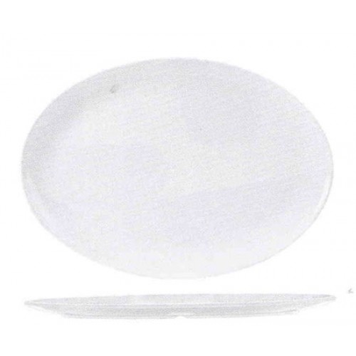 Vassoio ovale bianco melamina cm.48x34