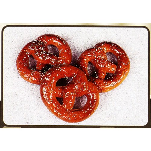 3 brezel piccoli finti mm 120x100 (prezzo per 1 confezione da 3 brezel piccoli)