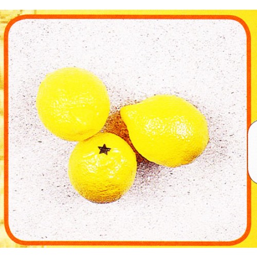 3 limoni finti mm 60x80 (prezzi per 1 confezione da 3 limoni)