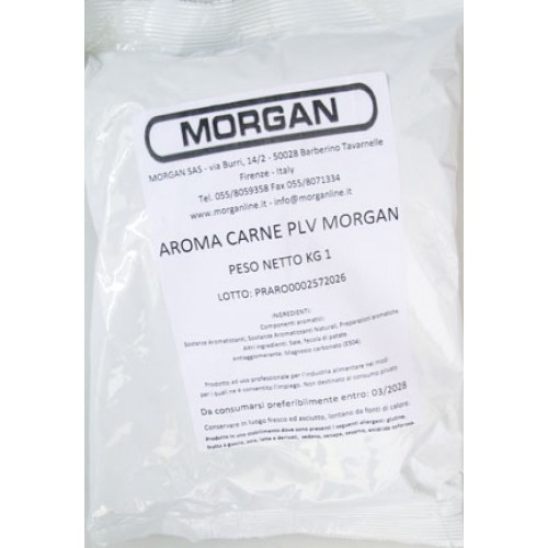 AROMA CARNE PLV MORGAN, prezzi per confezioni da kg. 1.