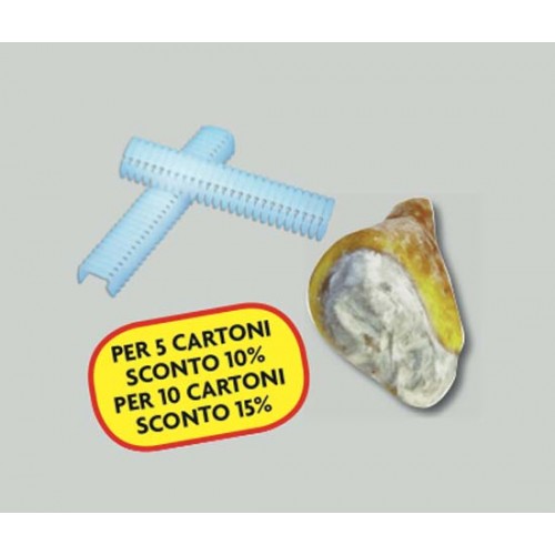 Graffe o clips grandi per cucitura prosciutti disossati, prezzi per confezioni da 300 pz.