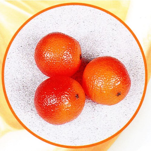 3 arance finte mm 75 (prezzi per 1 confezione da 3 arance)