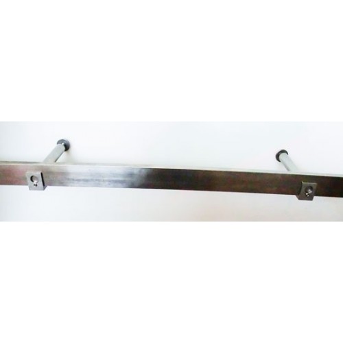 HALLY Mensola In Acciaio Inox Con 8 Ganci – 35,6 X 152,4 Cm – Scaffale Galleggiante NSF – Capacità 181 Kg – Per Ristoranti E Cucine - 2