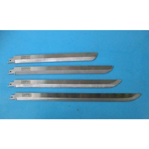 Lame INOX con attacco UNIVERSALE per elettrocoltelli a batteria e a corrente, in varie misure per taglio  di arrosticini, spiedini, cubi, cubetti di carne, con risparmio di tempo e fatica nelle lavorazioni professionali.