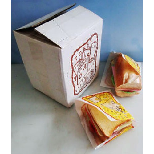 Sacchetti prendipanino "Speedy Snack", in carta politenata impermeabile all'uscita di liquidi, prezzi per confezioni da pz 1000.
