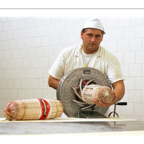 Macchine tendirete in acciaio inox per salumi ed arrosti, manuali e pneumatiche, tipo industriale - PREZZI DA SCONTARE DEL 10%.