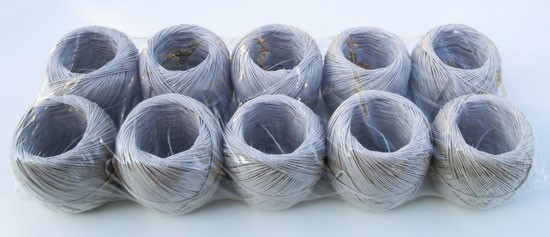 Spago Iuta Naturale Con Nastro Verde - 10 Metri, 6 Mm, Per Giardinaggio
