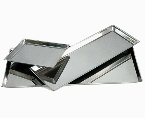 acciaio INOX chip Fry basket Lusso Burger set – Taglieri da portata in legno 4 persone 2 persone terrine in acciaio INOX Legno Acciaio inossidabile colore: Argento 