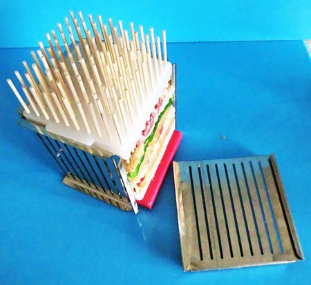Arrosticini fatti con sportello aperto