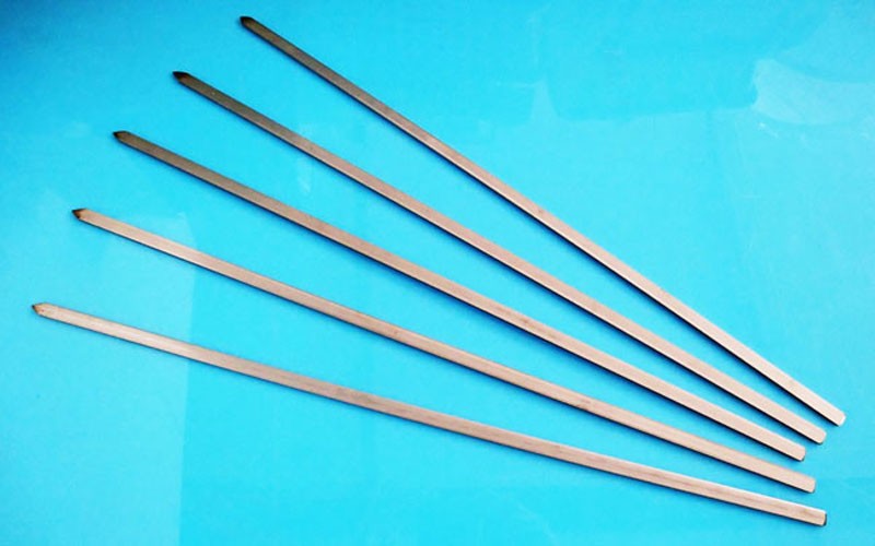 Spiedi grandi in acciaio inox - Stecchini e stecconi per spiedini,  stuzzichini e arrosticini. - buste e confezionamento