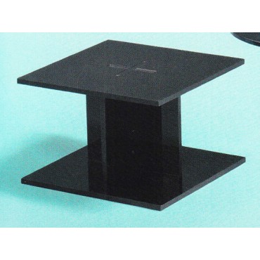 Alzate colore nero a piedistallo