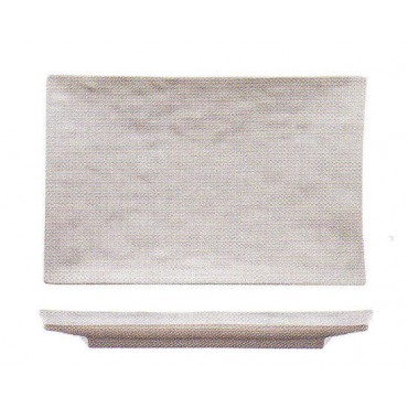 Vassoio rettangolare tortora cm.40x25x h.3,5