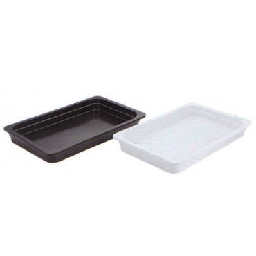 Vasche in melamina GN 1/1 colore nero e bianco