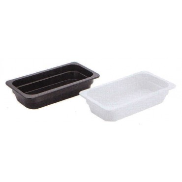 Vasche in melamina GN 1/3 colore nero e bianco
