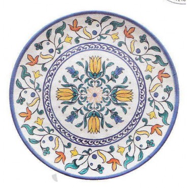Vassoi tondi decoro Alhambra in melamina