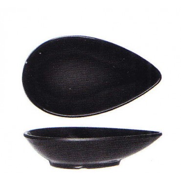Coppa goccia nera cm.16x9,6x h.3,9