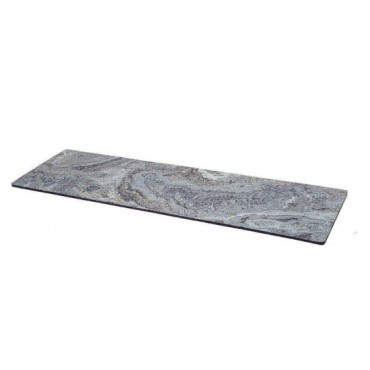 Vassoio rettangolare melamina decoro Marble GN 2/4 CM. 53X16,2