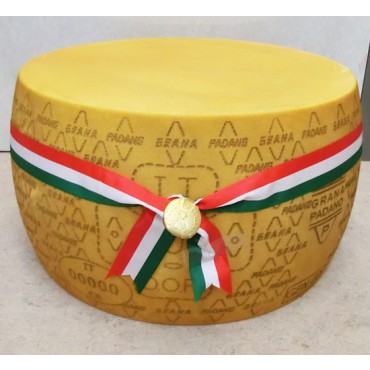 Grana Padano con coccarda e sigillo cm.45xh.24