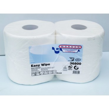 Bobine Easy Wipe cm 22xH24, peso kg 1,75, 2 veli, confezioni da 2 bobine da 800 strappi cad.