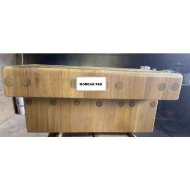 Ceppi a becco in legno di acacia.