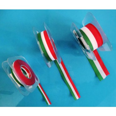 Nastri tricolore per articoli da regalo e per confezionamento prodotti alimentari