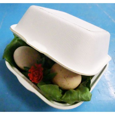 Vaschette burger box  in cartonicino di pura cellulosa, con rivestimento interno in polietilene, compostabili, biodegradabili.