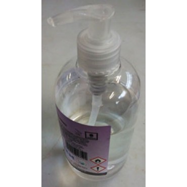 Disinfettante liquido trasparente CUTISAN HC, sanificante idroalcoolico con alchil dimetil benzil ammonio cloruro per l'igiene delle mani (gel) per industrie alimentari, studi medici e sanitari, prezzi per dispenser da 0,500 litri.