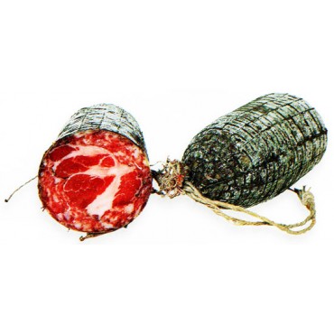 Fondine o cucite per pezzi di carne in salagione (coppe, culatelli ecc.), budelli di cavallo naturali salati e cuciti, prezzi per confezioni da pz 100 in secchiello.