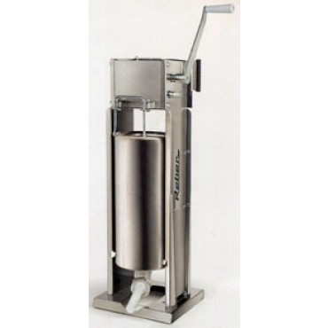 Insaccatrice professionale Reber in acciaio inox litri 15 a 2 velocità, ad uso verticale e orizzontale, ingranaggi in acciaio - PREZZO SCONTATO DEL 5%: € 494,95.