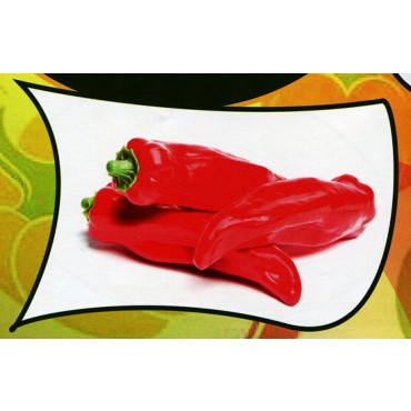 3 peperoni Elba rossi finti mm 40x160 (prezzo per 1 confezione da 3 peperoni Elba rossi)