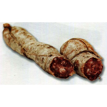 Gentili di maiale salati lunghi cm 50 senza filzetta con cucitura diritta, per salame fiorettino e salame gentile, insacco kg 1,400/1,600. Prezzi per secchi da 50 pezzi.