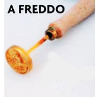 Timbro a freddo in ottone per carni fresche, per timbratura carni macellate ed altri usi + inchiostri.