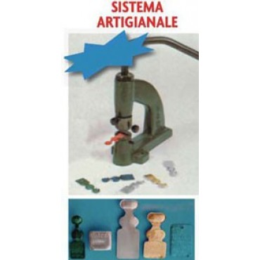 Torchietti Marcadata Morgan per marcare date di produzione, lotto, scadenza ecc. su sigilli, targhette, etichette ecc. in alluminio, plastica, cartoncino ecc. Completi di portanumeri e sede di appoggio in acciaio inox. Prezzi esclusi i numeri.