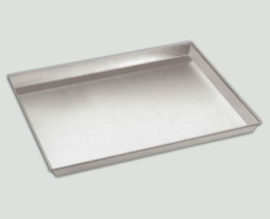 Teglia per pizza in ferro alluminato cm. 80 x 40 x 2h Con diagonali ad | Dea Distribuzione